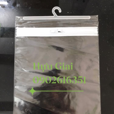 túi nhựa dẻo  dây kéo nylon - HG15128