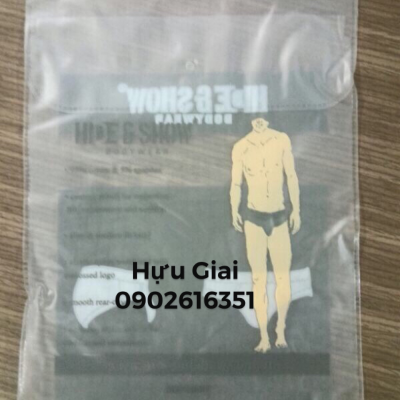 Túi nhựa mờ đựng quần lót - HG1545