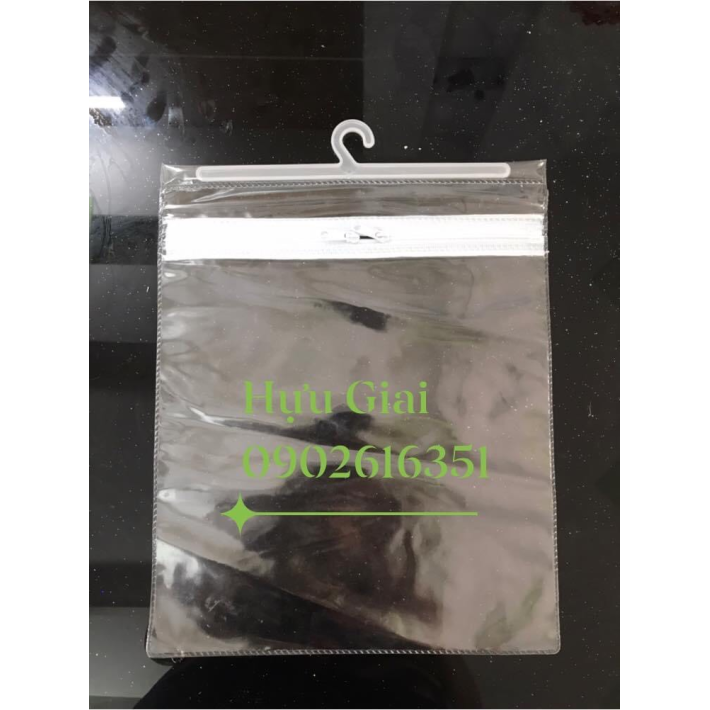 túi nhựa dẻo  dây kéo nylon - HG15128