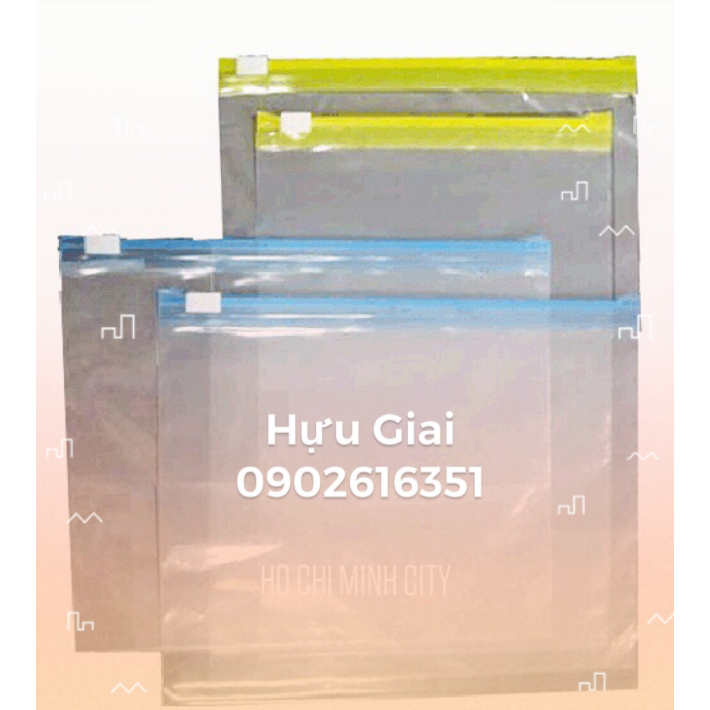 TÚI PVC DÂY KÉO NHỰA