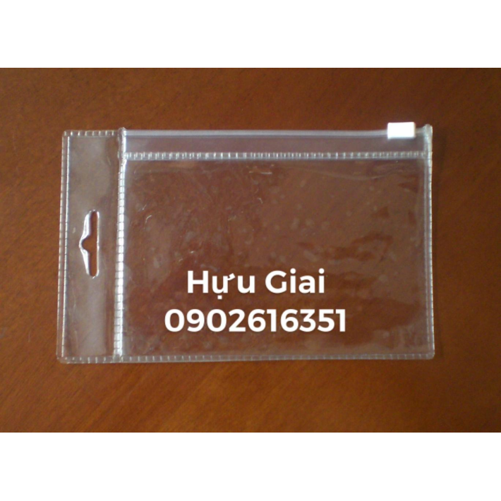 T&Uacute;I PVC ZIPPER - LỔ BƯỚM - HG1522