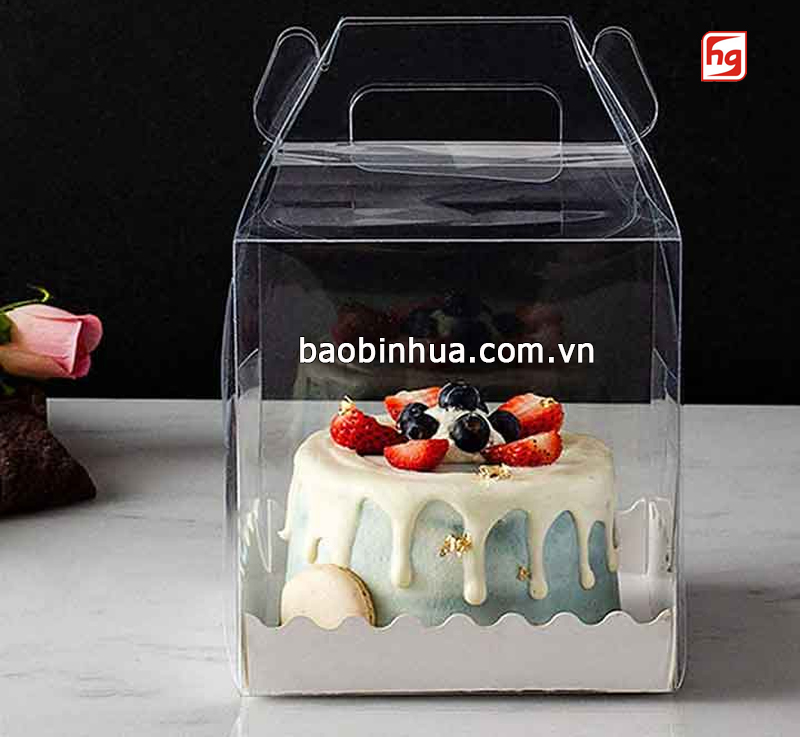 Hộp nhựa đựng bánh kem
