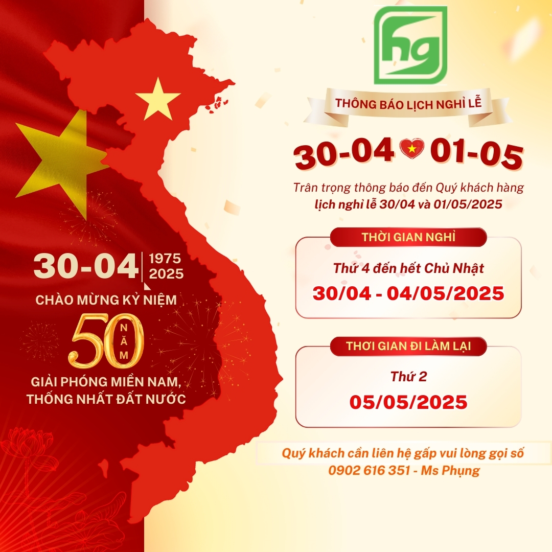 lịch nghỉ lễ 30/5-1/5