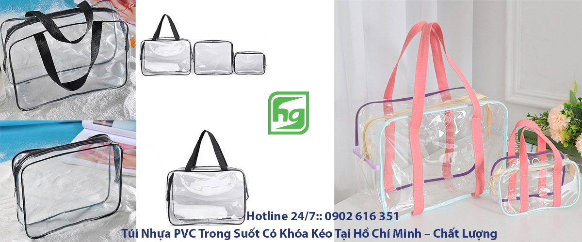 Túi Nhựa PVC Trong Suốt Có Khóa Kéo Tại Hồ Chí Minh - Chất Lượng, Uy Tín